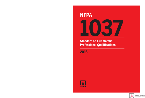 NFPA 1037 PDF NFPA 1037 PDF